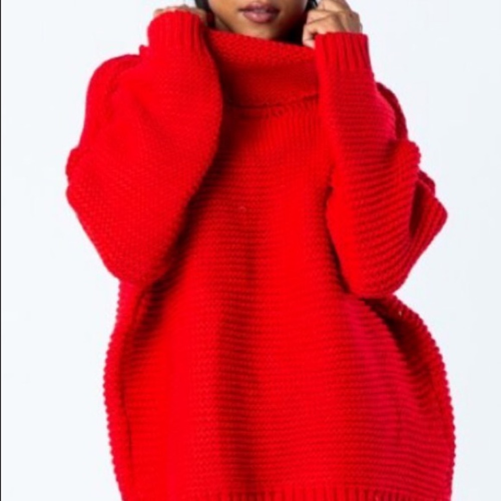 Chunky knit sweater